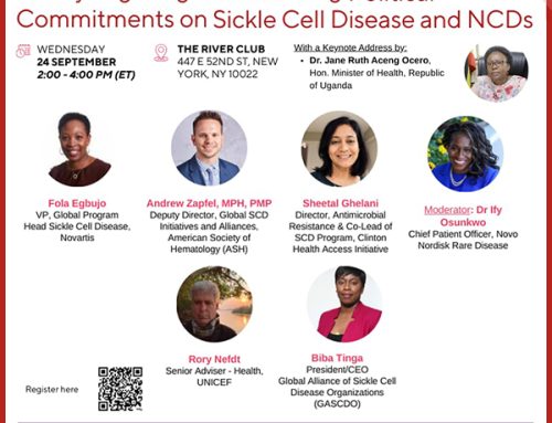 For Sickle Cell Awareness Month, we are heading to New York! #UNGA80